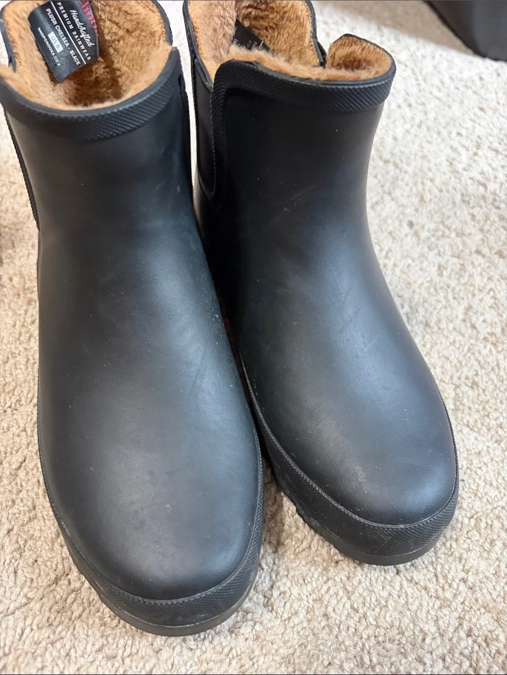 Chooka Chelsea Ankle Waterproof Rain Black Boots